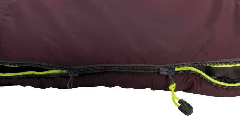 Outwell Campion Lux Slaapzak - Aubergine Rood 7 Outwell Campion Lux Slaapzak - Aubergine Rood - Afbeelding 5