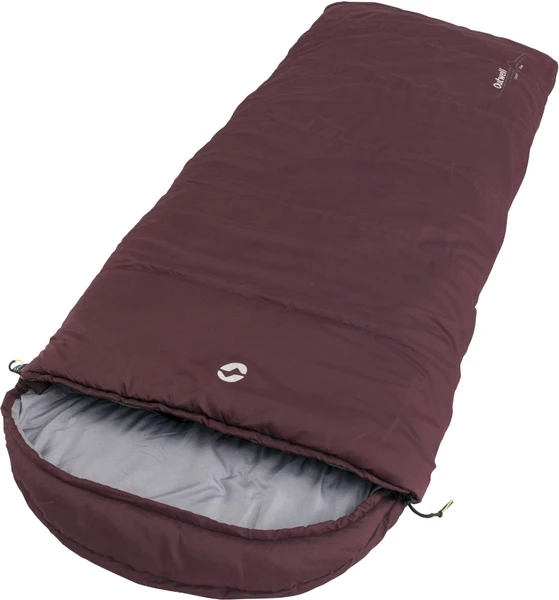 Outwell Campion Lux Slaapzak - Aubergine Rood 9 Outwell Campion Lux Slaapzak - Aubergine Rood - Afbeelding 7