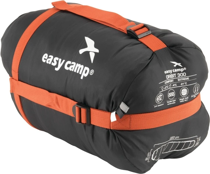 Outwell Easy Camp Orbit 200 Slaapzak - Grijs 9 Outwell Easy Camp Orbit 200 Slaapzak - Grijs - Afbeelding 7