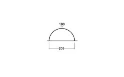 Easy Camp Comet 200 Koepeltent - 2 Personen -Bo-Camp Winkel 120338 comet 200 drawing other4