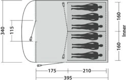 Easy Camp Edendale 600 Tunneltent 6 Persoons - Grijs 32 Easy Camp Edendale 600 Tunneltent 6 Persoons - Grijs -Bo-Camp Winkel 1278 1900 88606f57 e3cb 4c30 8898 4536f255e167 1280x960