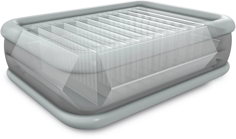 Intex Comfort Plush Extra Hoog Luchtbed - Queensize - Ingebouwde Elektrische Pomp 7 Intex Comfort Plush Extra Hoog Luchtbed - Queensize - Ingebouwde Elektrische Pomp - Afbeelding 5