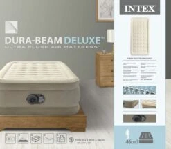 Intex Ultra Plush Luchtbed - Eenpersoons - Ingebouwde Elektrische Pomp -Bo-Camp Winkel 1663 1900 64426nd pkg 2023 300