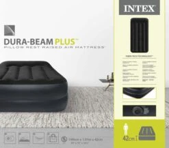 Intex Pillow Rest Raised Luchtbed - Eenpersoons -Bo-Camp Winkel 1669 1900 64122nd pkg 2023 300