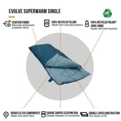 Vango Evolve Superwarm Slaapzak - Blauw -Bo-Camp Winkel 1900 1783 evolve superwarm single 8