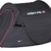 High Peak Vision 2 Pop-up Tent - 2 Persoons - Zwart -Bo-Camp Winkel 699 1200 4001690102803.pt02