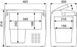 Dometic CoolFreeze CDF 18 Autokoelbox - 18L -Bo-Camp Winkel 737 1200 900 900 dometic coolfreeze cdf 18 7