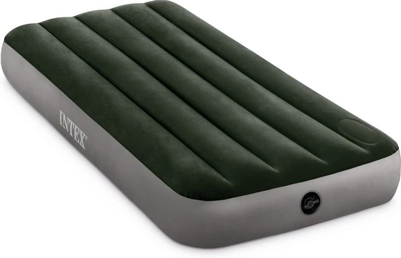 Intex Downy Luchtbed - Extra Smal - Ingebouwde Voetpomp 5 Intex Downy Luchtbed - Extra Smal - Ingebouwde Voetpomp - Afbeelding 3