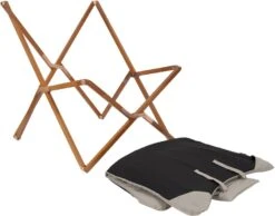 Bo-Camp Urban Outdoor Bloomsbury Vlinderstoel - Beige - L -Bo-Camp Winkel 900 1148 1200354 06