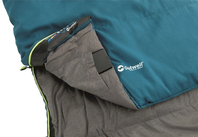 Outwell Campion Lux Slaapzak - Blauw 7 Outwell Campion Lux Slaapzak - Blauw - Afbeelding 5