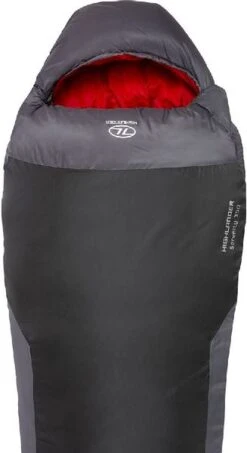 Highlander Serenity 350 Mummy Slaapzak - Charcoal -Bo-Camp Winkel 900 900 sb186 ch top