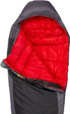 Highlander Serenity 350 Mummy Slaapzak - Charcoal -Bo-Camp Winkel 900 900 sb186 ch topopen