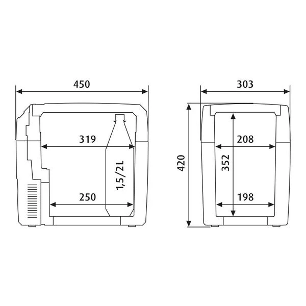 Dometic TropiCool TCX 21 Elektrische Koelbox - 20 Liter 13 Dometic TropiCool TCX 21 Elektrische Koelbox - 20 Liter - Afbeelding 11