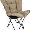 Bo-Camp Urban Outdoor Grainger Vlinderstoel - Beige -Bo-Camp Winkel bo camp grainger vlinderstoel beige 3