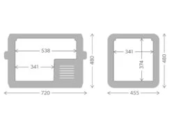 Dometic CFX3 55 Compressor Koelbox - 55 Liter -Bo-Camp Winkel cfx3 55