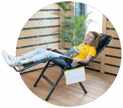 Crespo Air-Deluxe AP-232 Relaxstoel - Zwart -Bo-Camp Winkel toppy s testpanel 4