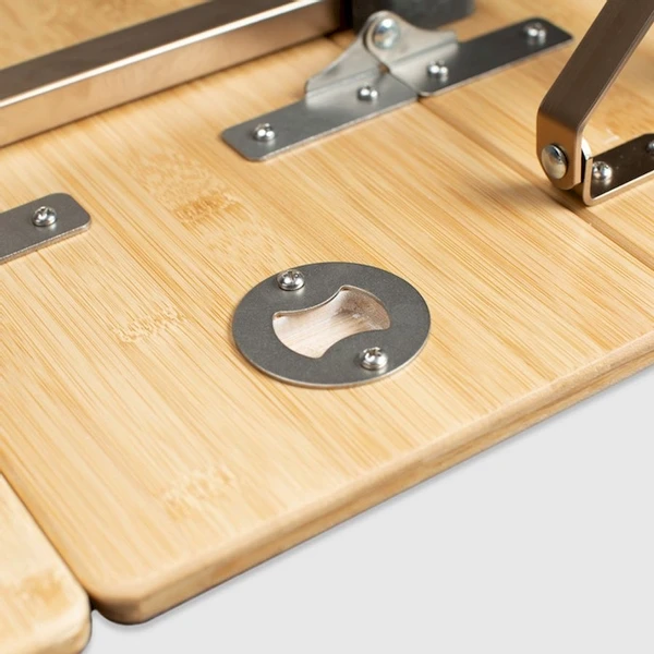 Zempire Kitpac V2 Campingtafel - Groot - 100 X 65 - Bamboe 7 Zempire Kitpac V2 Campingtafel - Groot - 100 X 65 - Bamboe - Afbeelding 5