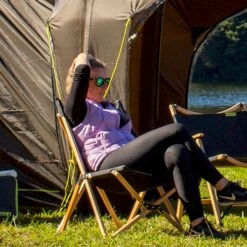 Zempire Roco Lounger V2 Vlinderstoel - Zwart 20 Zempire Roco Lounger V2 Vlinderstoel - Zwart -Bo-Camp Winkel zempire roco lounger v2 vlinderstoel zwart 1